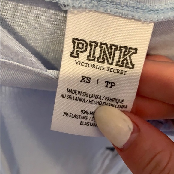 PINK VICTORIA SECRET LONG SLEEVED SHIRT - Picture 2 of 3